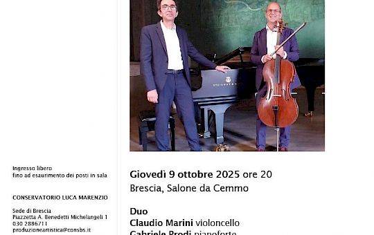 Gallery Stagione Marenzio 2024-2025 | Stagione Marenzio 2024-2025 | Claudio Marini, Gabriele Prodi - 01/1