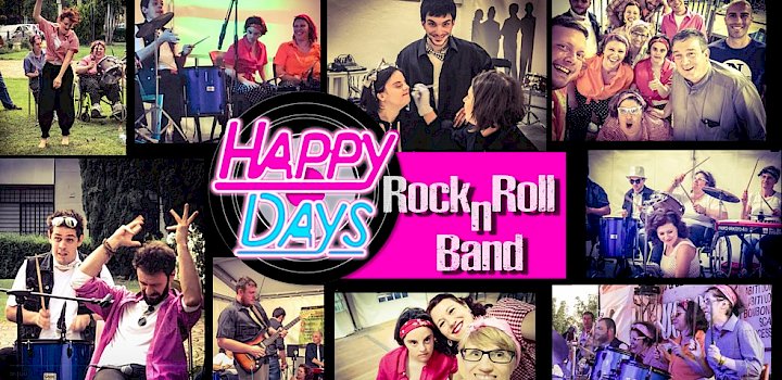 Gallery HAPPY DAYS Rock and Roll Band - Logo