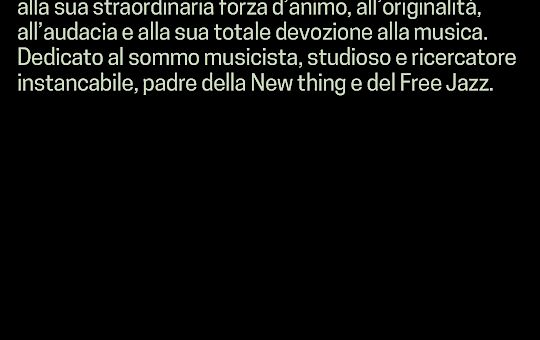 Gallery Moca Suona Next | Suonar Lontano: Homage to John Coltrane - 04/4